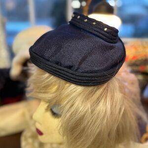 Super Cute Vintage Hat, Topper, Occasion Piece
